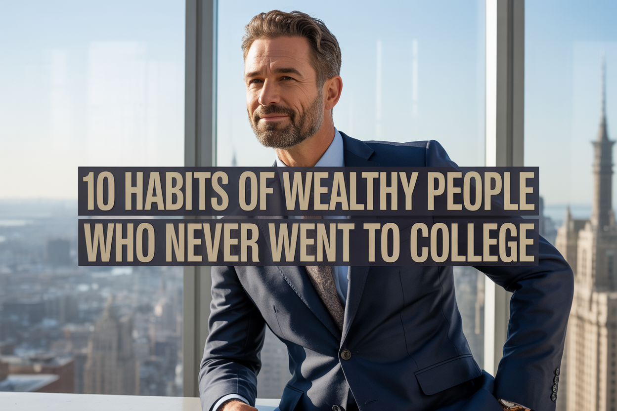 10 habits of rich people who never go to college