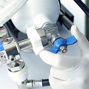 Compressed gas contamination: guidelines for control in making aseptics