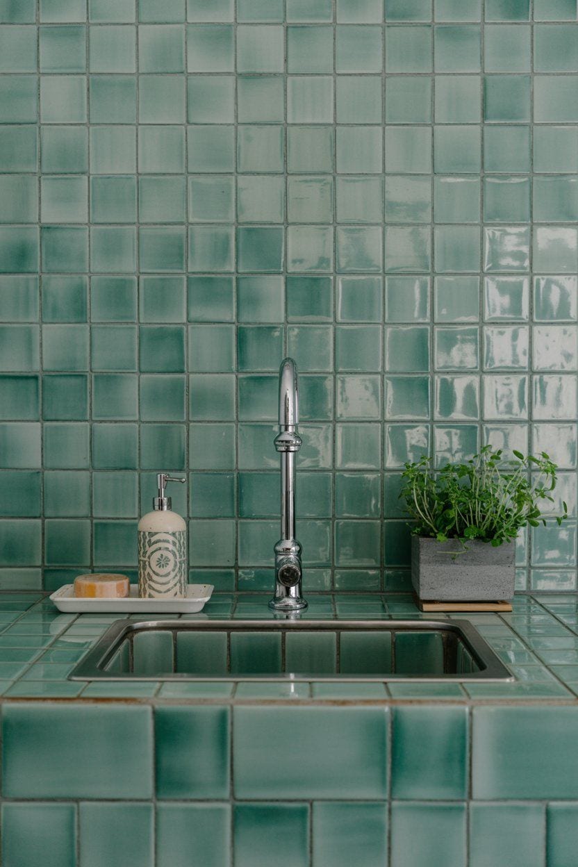 Stylish Corner Sink Kitchen Decor Ideas