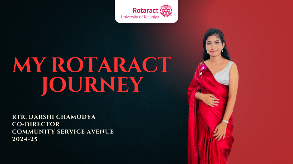 Jalan Rotaract RTR. Darshi Chamody